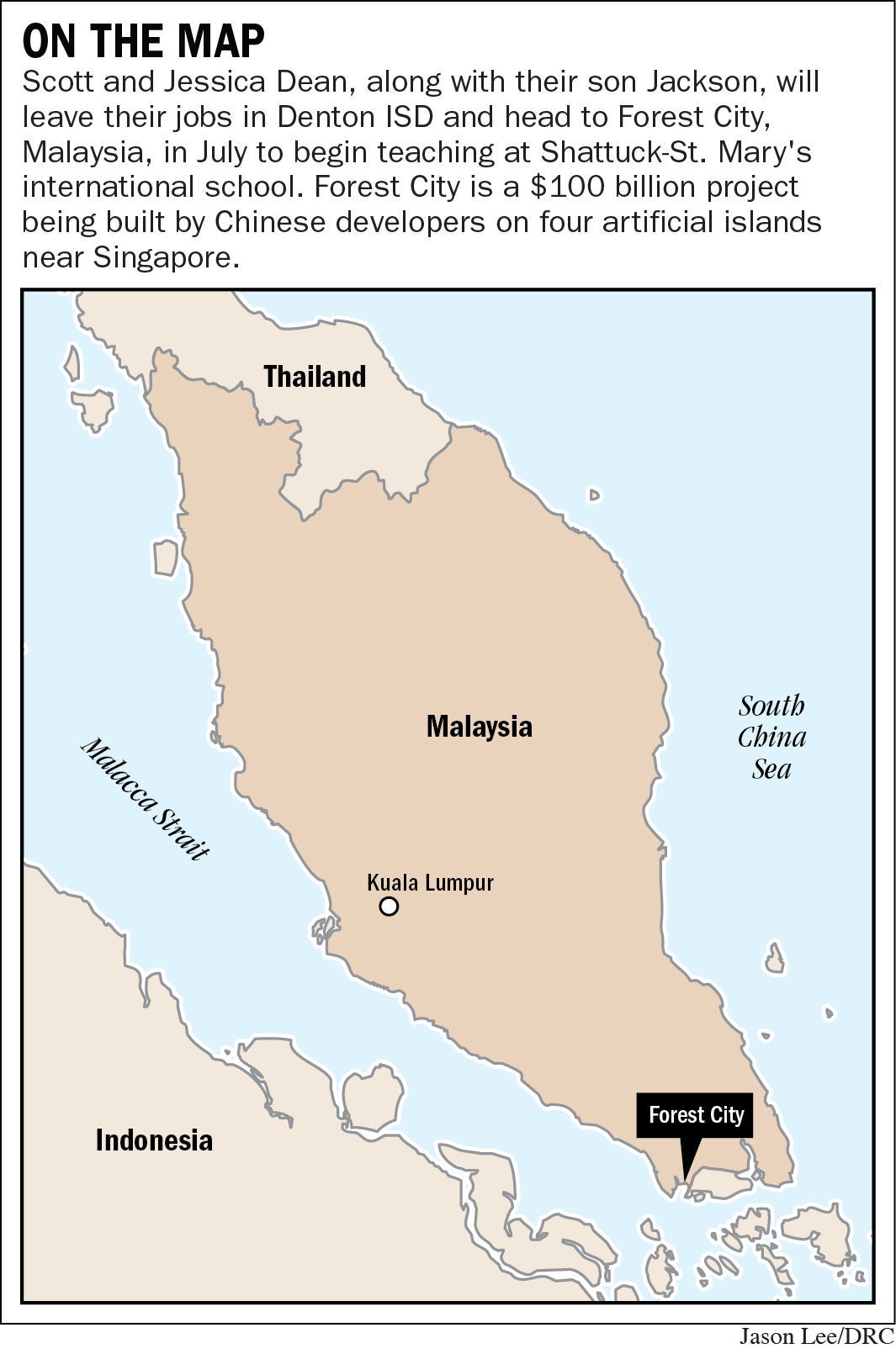 Forest City Malaysia Locator Map